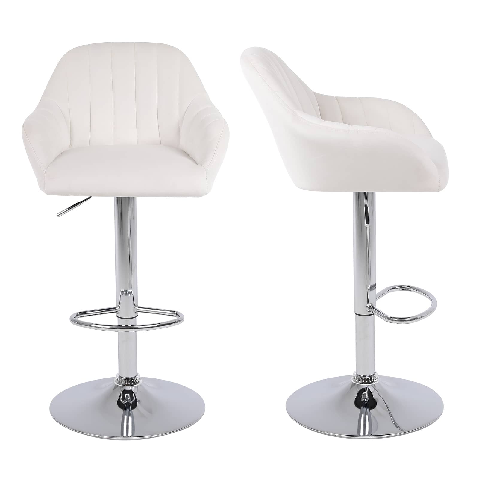 Modern Swivel Bar Stools | Velvet Bar Stools | jiemaisi.com