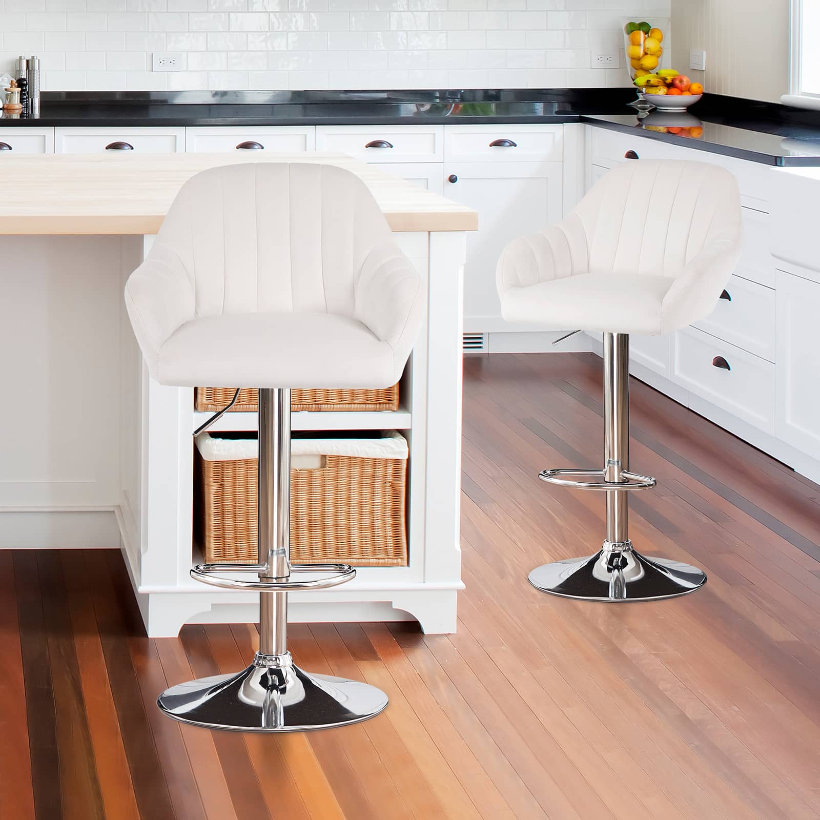 Modern Swivel Bar Stools | Velvet Bar Stools | jiemaisi.com