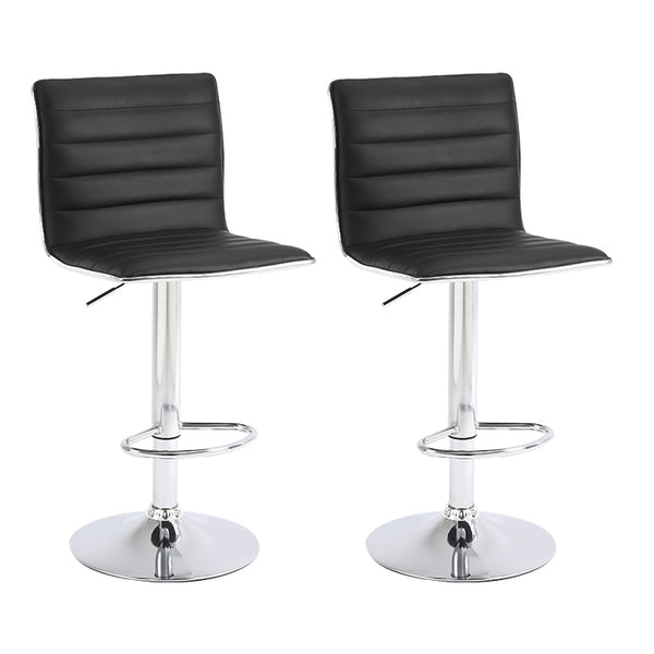 Classic PU Leather Bar Stools Set of 2 - jiemaisi