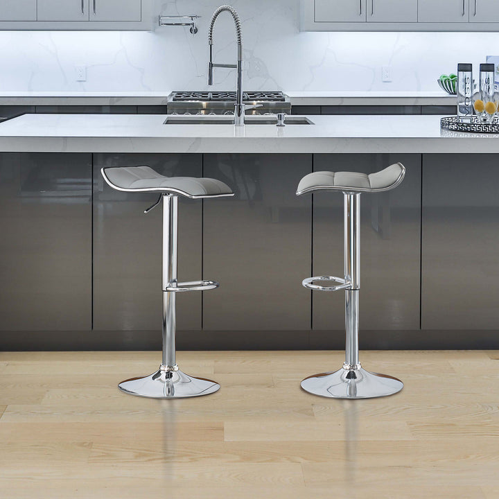 Simple Adjustable Bar Stools Set of 2 - jiemaisi