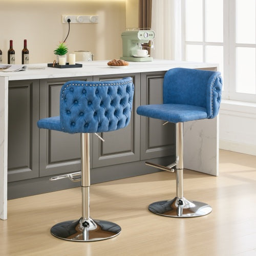 360° adjustable swivel bar stool set of 2 - jiemaisi