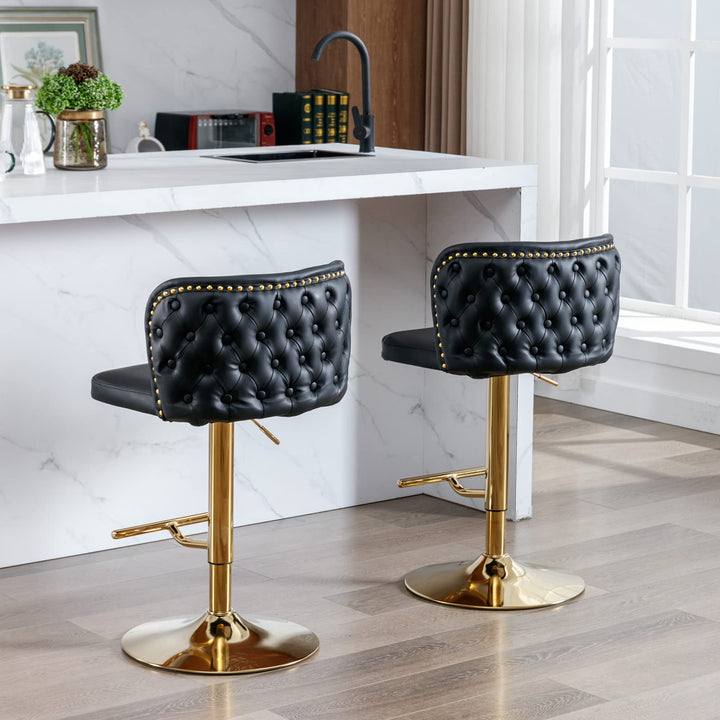 360° adjustable swivel bar stool set of 2 - jiemaisi