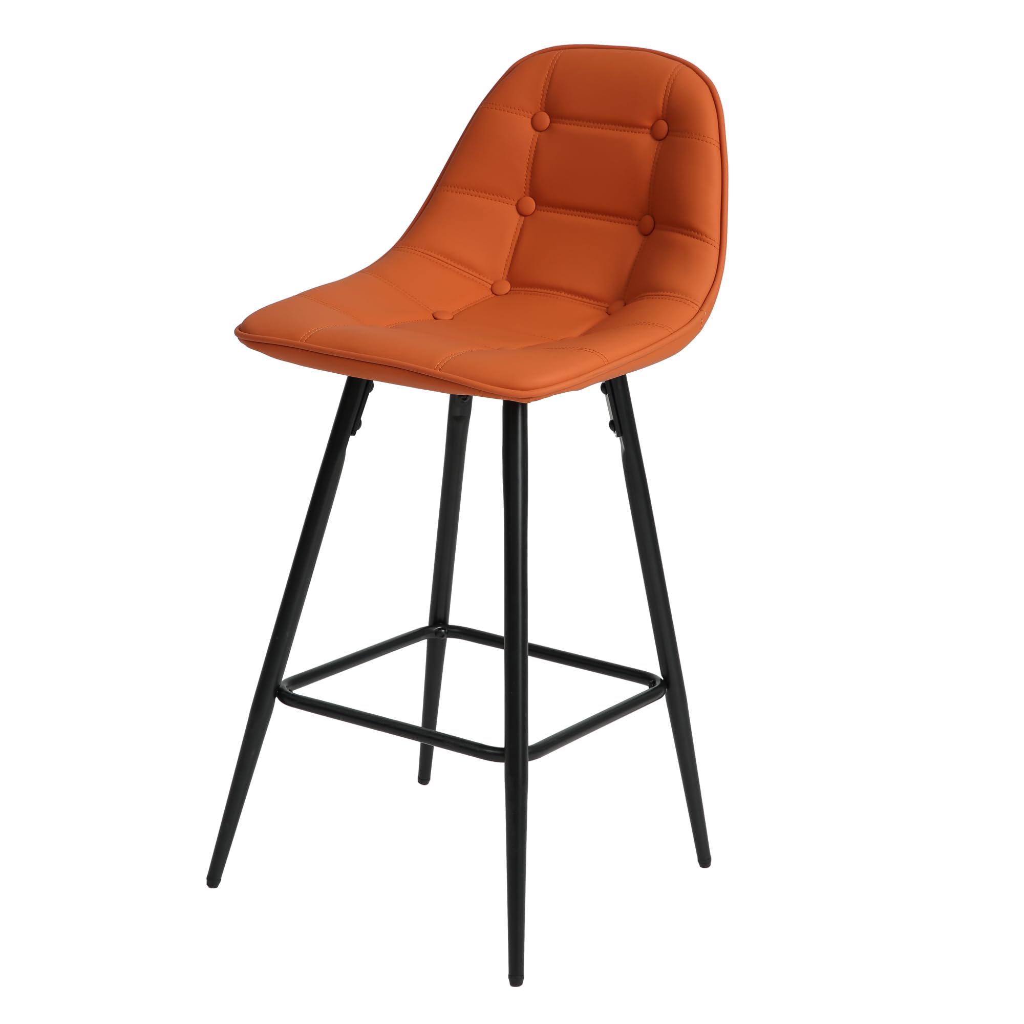 Classic PU Leather Bar Stools Set of 2