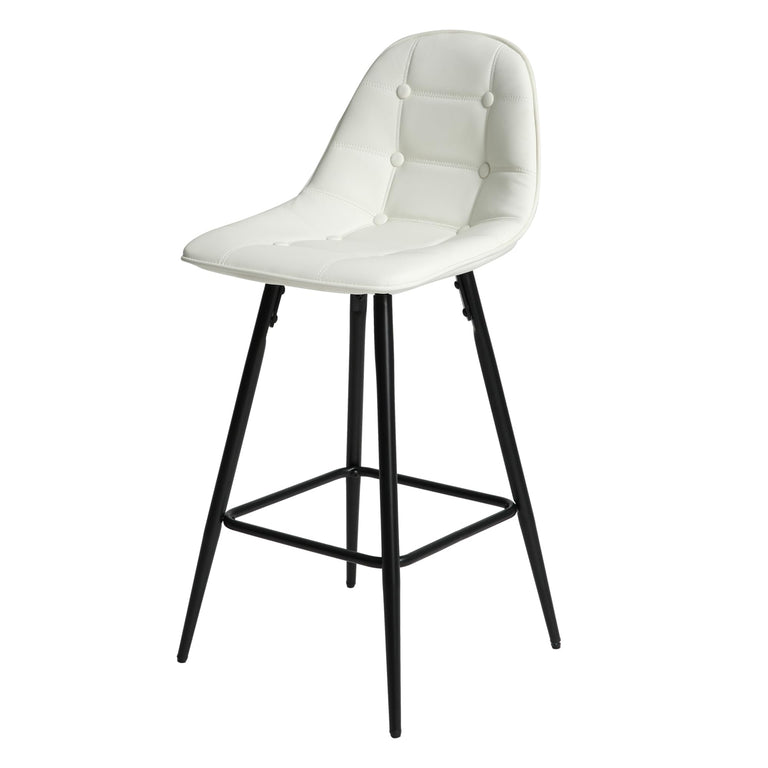 Classic PU Leather Bar Stools Set of 2