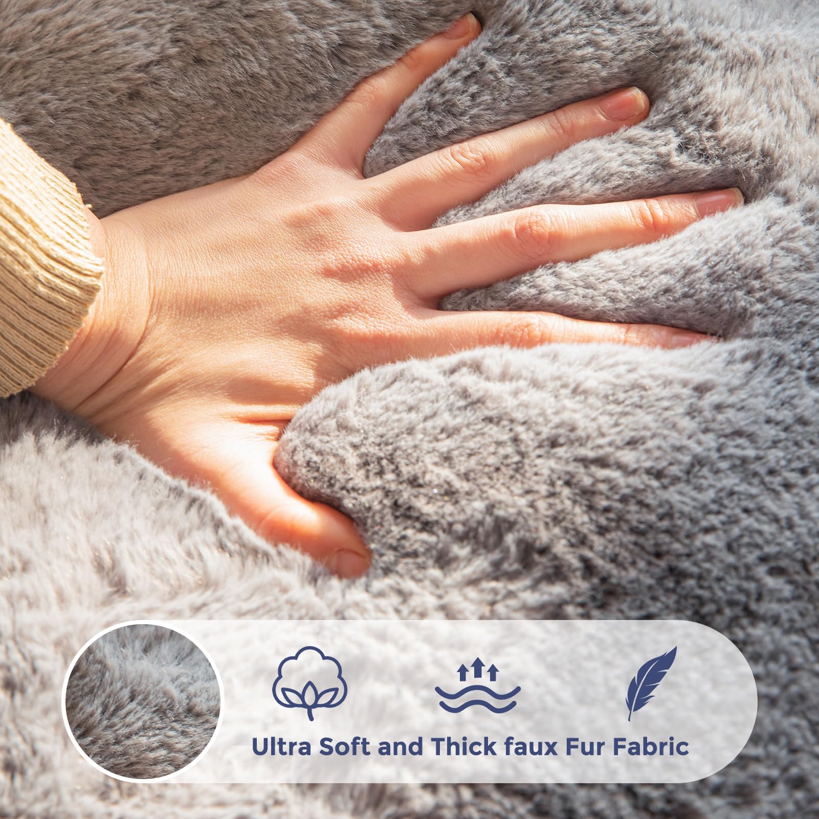 Lotus Bean Bag Sofa for Adults – Ultra Soft, No Installation, Easy to Move & Perfect for Any Room